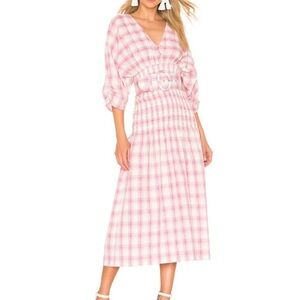 NICHOLAS Smocked Panel Dress size 12